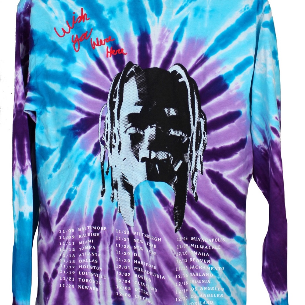 Travis Scott Tie 2019 T-shirt (Never worn)